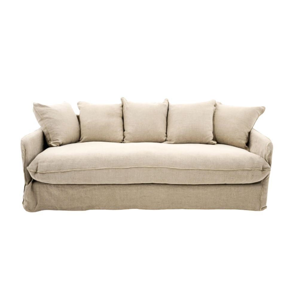 Flamant Hillary Sofa – Natural Linen, Timeless Comfort & Style